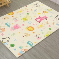 Covor de joaca din spuma, 180 x 150 cm, termoizolant cu doua fete 01