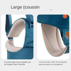 Ham bebe, bumbac, 2 in 1 adjustabil, 8 luni+, Pisica 01