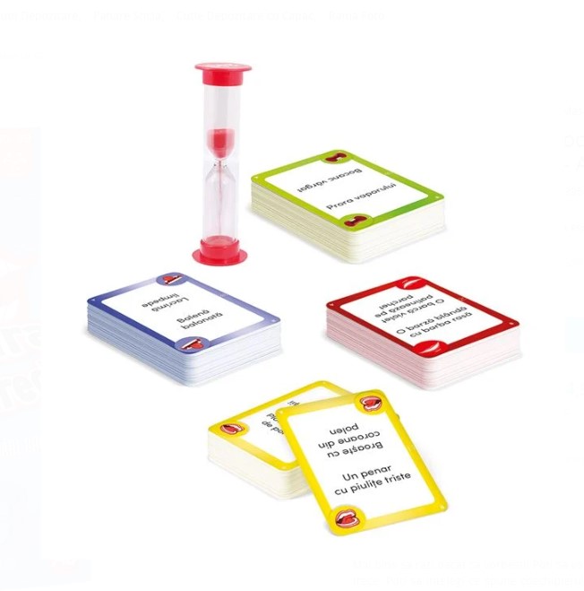 Joc de societate AS pentru copii,”Cu Gura Pana la Urechi”, 10 ANI+