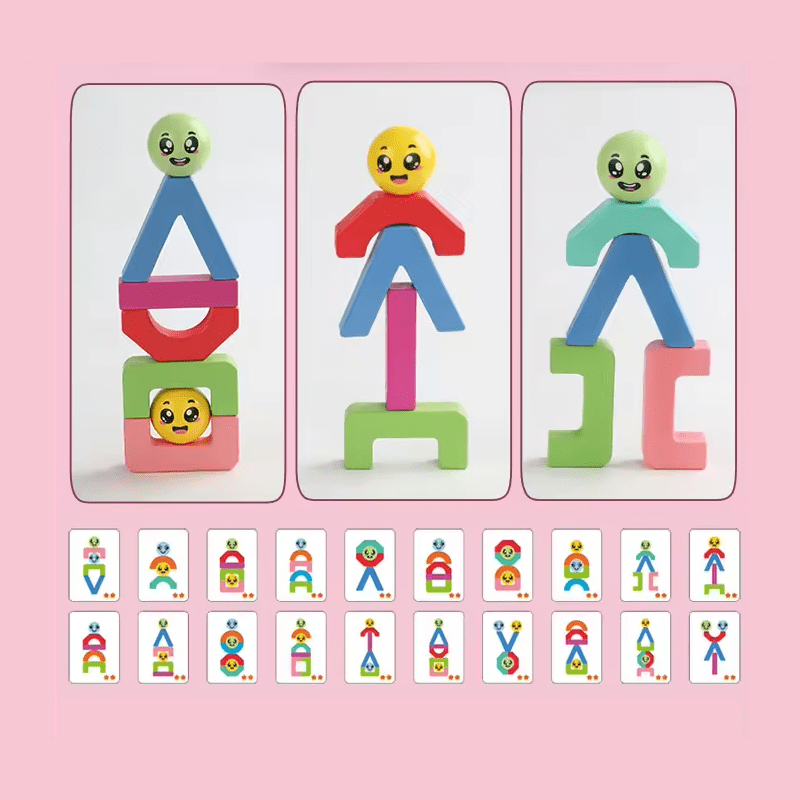 Joc de tip Montesorii, Constructie si logica, 3 ani 04