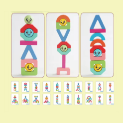 Joc de tip Montesorii, Constructie si logica, 3 ani 06