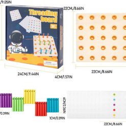 Joc educativ de tip Montessori, Geobord, 3 ani+