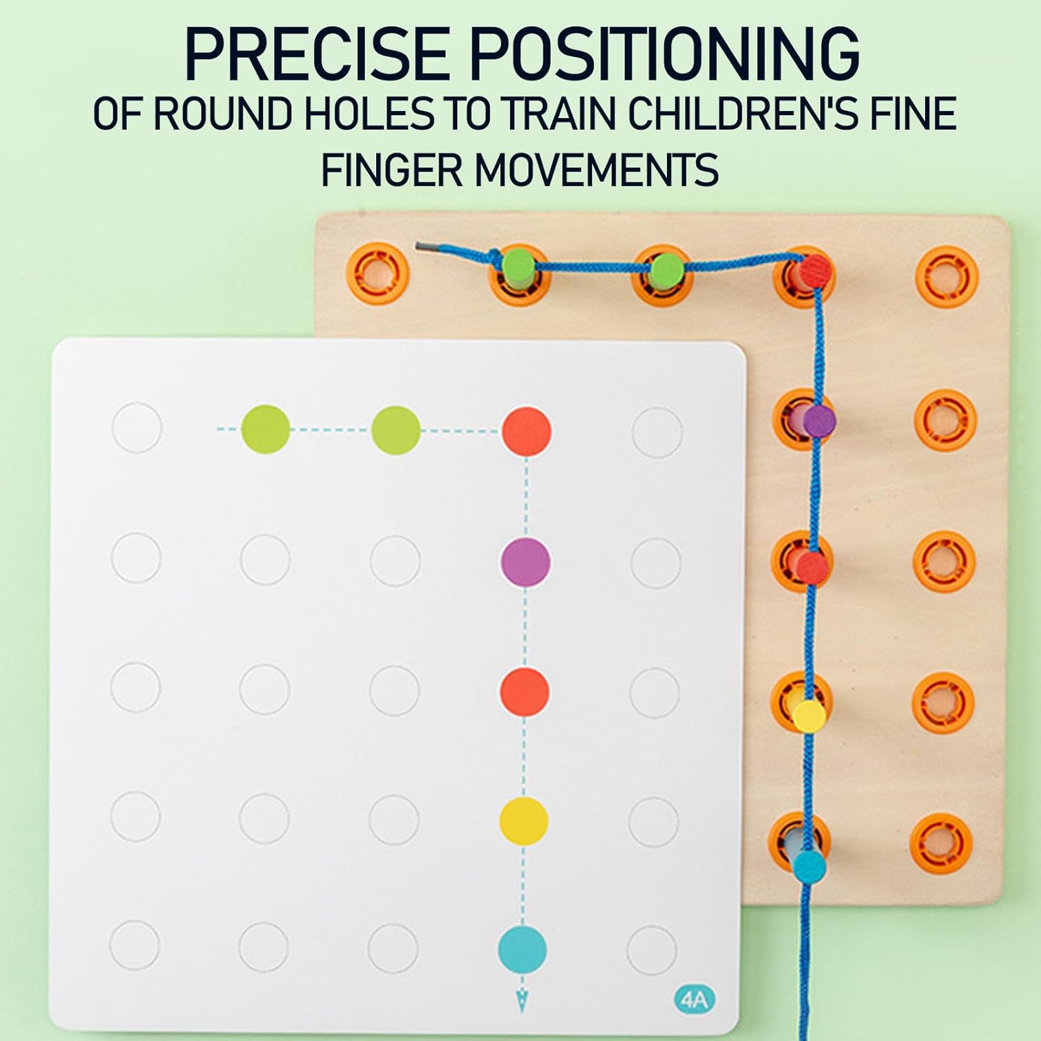 Joc educativ de tip Montessori, Geobord, 3 ani+