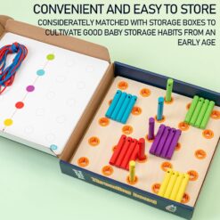 Joc educativ de tip Montessori, Geobord, 3 ani+