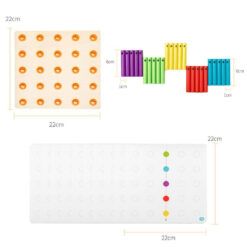 Joc educativ de tip Montessori, Geobord, 3 ani+