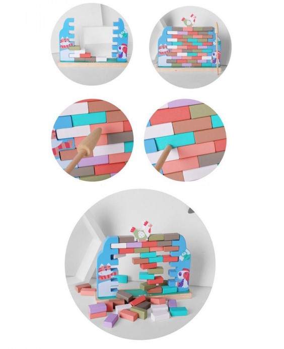 Joc societate, Joc de echilibru și strategie, Zidul cu cărămizi, 3 ani