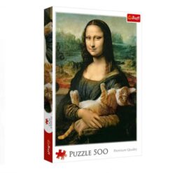 Puzzle Trefl 500 piese, Gioconda, 8 ani 01