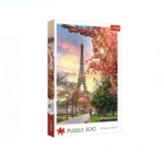 Puzzle Trefl 500 piese, Paris-Turnul Eiffel, 8 ani