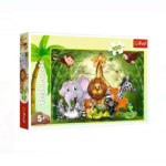 Puzzle Trefl carton 100 de piese, Animale din Padure