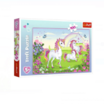 Puzzle Trefl carton 100 piese, Unicorni
