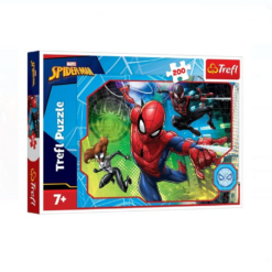 Puzzle Trefl carton 200 piese, Spiderman cu Eroi