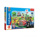 Puzzle Trefl carton 24 piese, Paw Patrol cu Vehicule
