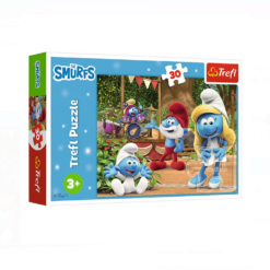 Puzzle Trefl carton 30 piese, Strumfii