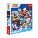 Puzzle Trefl carton 4 in 1, Sonic The Hedgehog