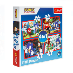 Puzzle Trefl carton 4 in 1, Sonic The Hedgehog