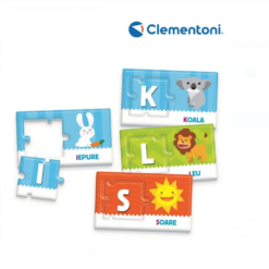 Puzzle educativ in limba romana si engleza, Alfabetul, 4 ani 1