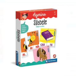 Puzzle educativ in limba romana si engleza, Silabe, 4 ani