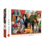 Puzzle Trefl 1000 piese, Pisicute, 8 ani