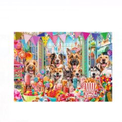 PuzzleTrefl 500 piese, 2 in 1, Caini si Pisici 01