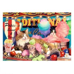 PuzzleTrefl 500 piese, 2 in 1, Caini si Pisici 01