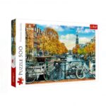 Puzzle Trefl 500 piese, Amsterdam, 8 ani