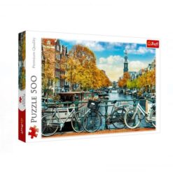 PuzzleTrefl 500 piese, Amsterdam, 8 ani 01