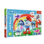 Puzzle Trefl carton 24 piese, Strumfii