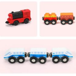 Set de cuburi de constructie si cutie depozitare din lemn, Orasel 01