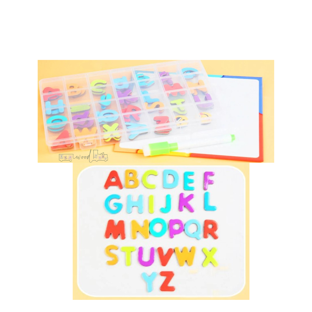 Alfabetar magnetic, Alfabet litere mari, 3 ani 04