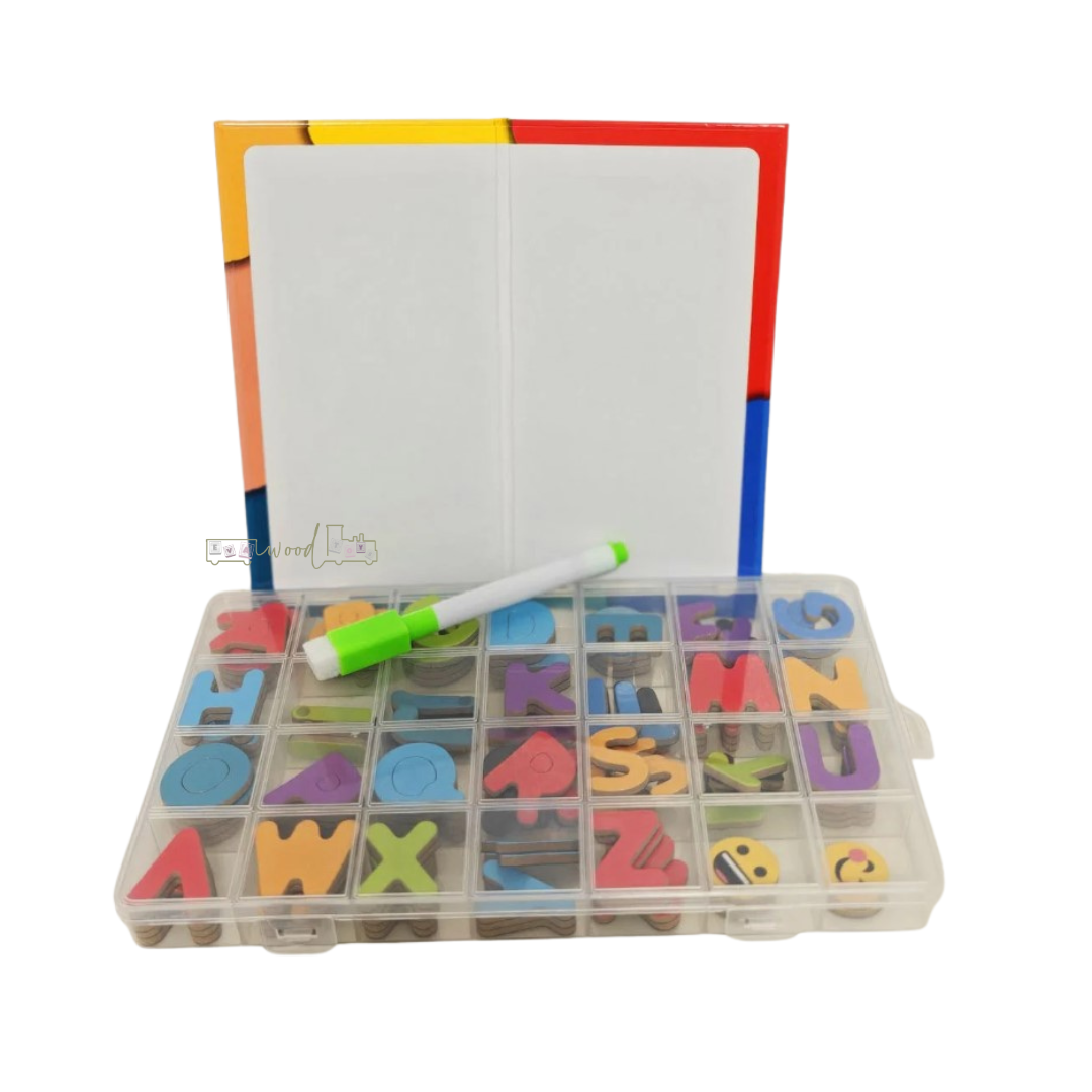 Alfabetar magnetic, Alfabet litere mari, 3 ani 04