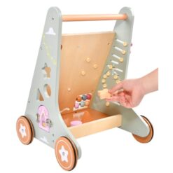 Antepremergator din lemn cu activitati de tip Montessori, 6 luni+