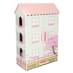 Casa de papusi din lemn, 80 CM, LULILO