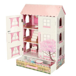 Casa de papusi din lemn, 80 CM, LULILO