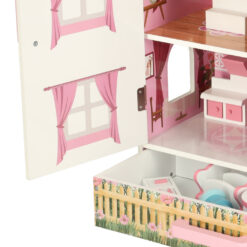 Casa de papusi din lemn, 80 CM, LULILO