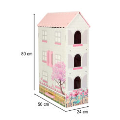 Casa de papusi din lemn, 80 CM, LULILO