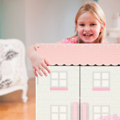 Casa de papusi din lemn, 80 CM, LULILO