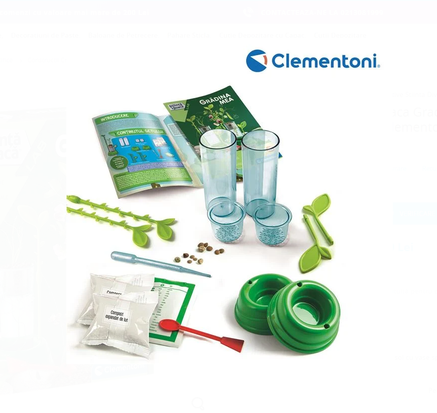 Joc creativ Stiinta si joaca, Gradina Mea, 8 ani+