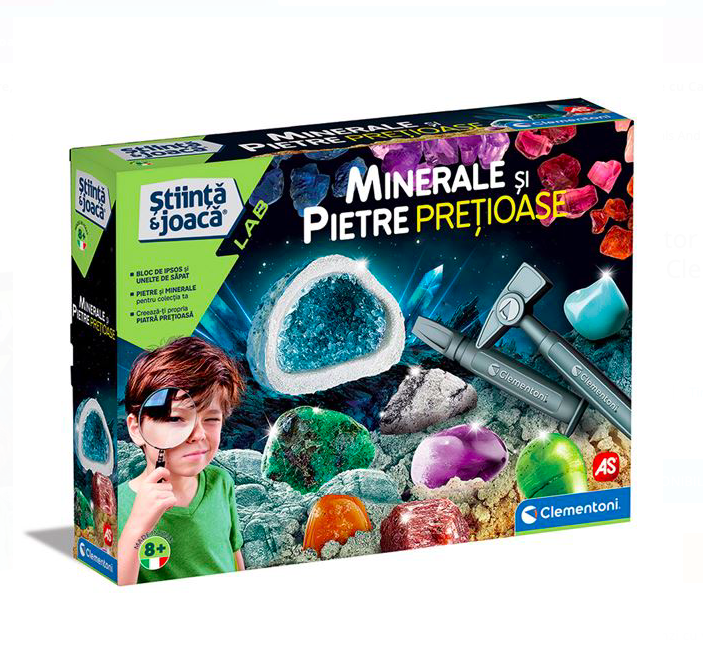 Joc creativ Stiinta si joaca, Minerale si Pietre pretioase, 8 ani+ 04