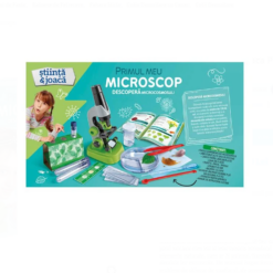Joc creativ Stiinta si joaca, Primul Meu Microscop, 8 ani+