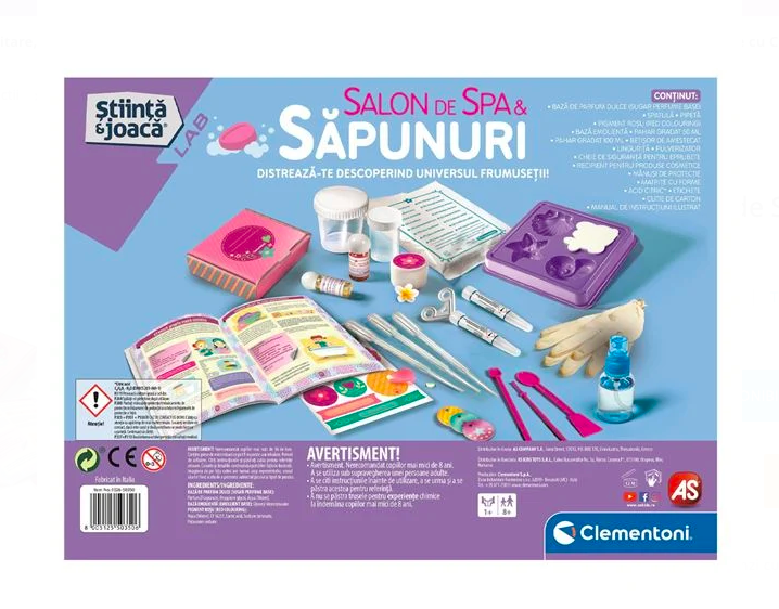 Joc creativ Stiinta si joaca,Salon de SPA & Sapunuri - AS, 8 ani 01