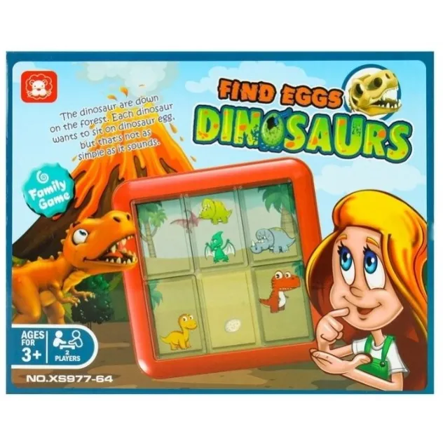 Joc de logica Gaseste oul de dinozaur, 3 ani+ 01