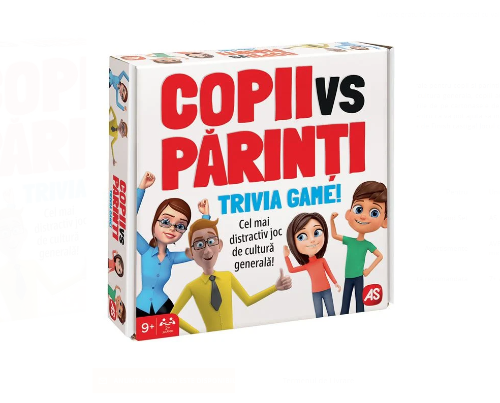 Joc de societate pentru copii, Copii vs Parinti, 7 ani+ 1