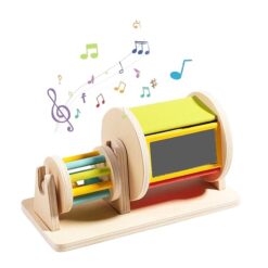 Joc de tip Montessori,Tambur cu bile, 6 LUNI+ 002