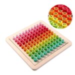 Joc educativ din lemn, Tabla Inmultirii, 100 piese, 7 ani+, XL