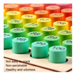 Joc educativ din lemn, Tabla Inmultirii, 100 piese, 7 ani+ 01