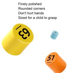 Joc educativ din lemn, Tabla Inmultirii, 100 piese, 7 ani+ 01