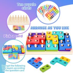 Joc educativ, jucarie de tras si sortator de forme, 3 ani 01