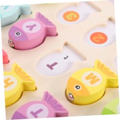 Joc magnetic de pescuit, Litere si cifre si Abinute, 3 ani 04