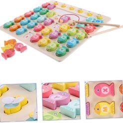 Joc magnetic de pescuit, Litere si cifre si Abinute, 3 ani 04