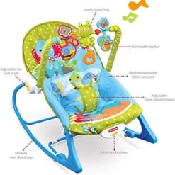 Leagan electric bebelusi cu melodii si vibratii, 2 in 1, Rocker 01